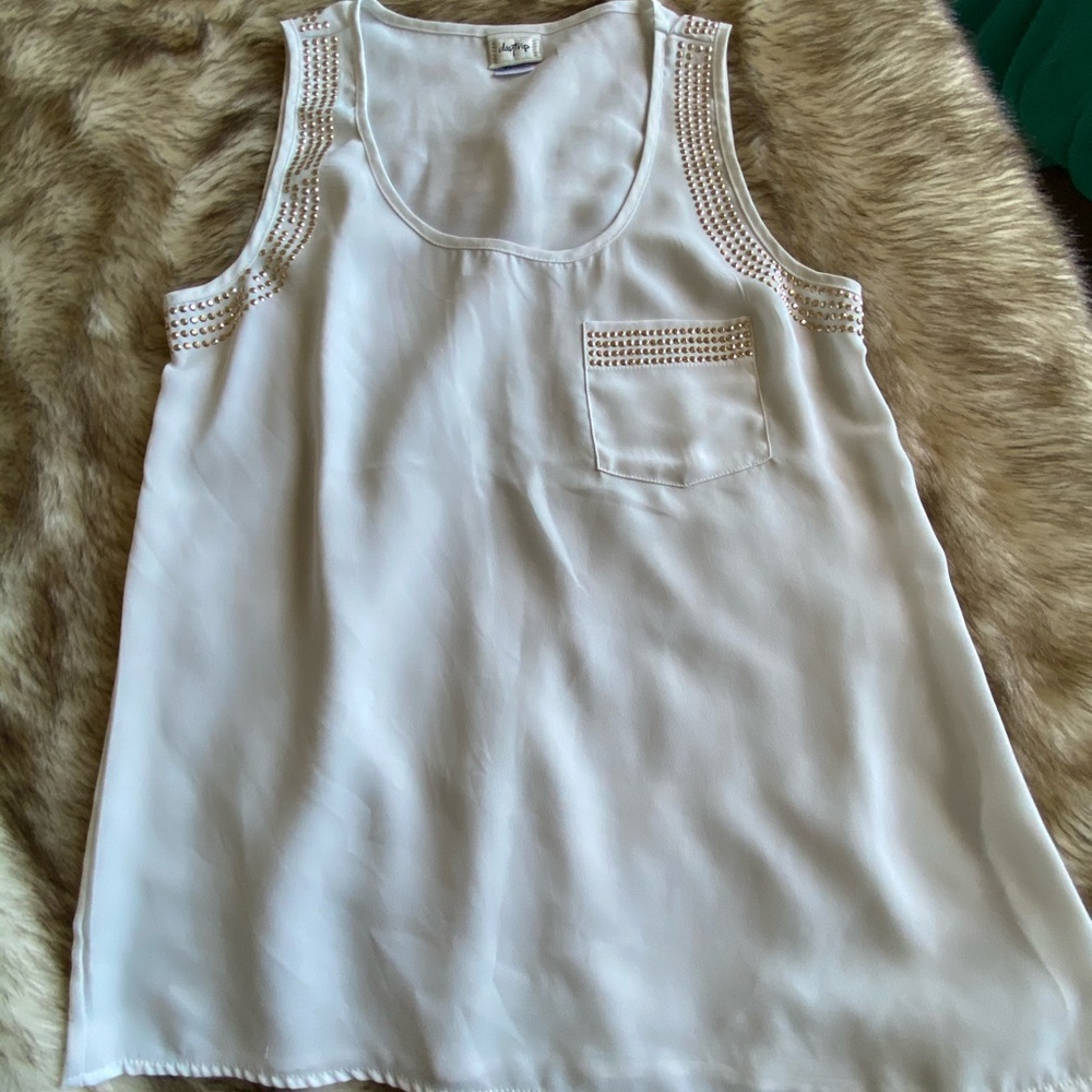 Sheer Bling Daytrip Tank Top